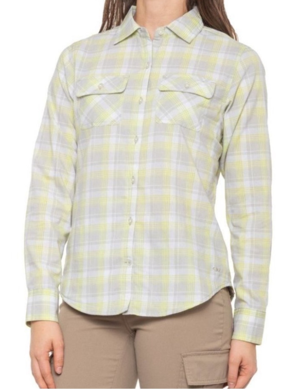 Outdoor Research | Passage Long Sleeve Hiking  Alloy Plaid Shirt